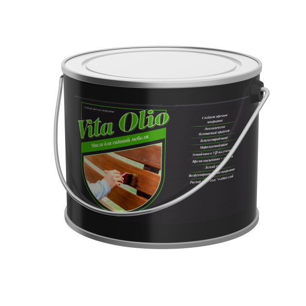 Масло VITA OLIO для садовой мебели, 2500 мл (Ясень оливковый)
